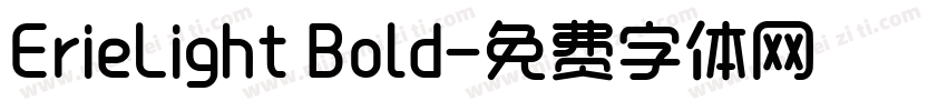 ErieLight Bold字体转换